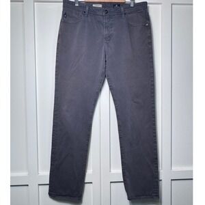AG Adriano Goldschmied The Graduate Tailored Leg Pants Mens 38x34 Charcoal Gray